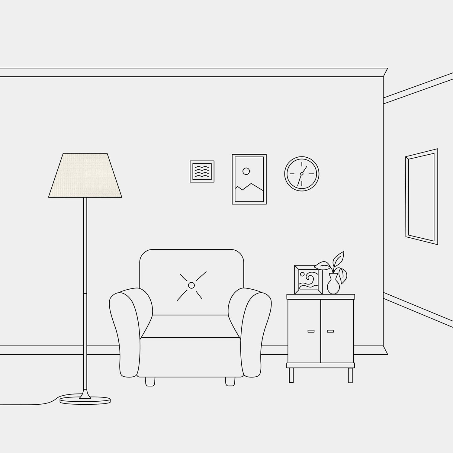 Paralume Impero M in tessuto per lampada da terra con attacco E27 - Made in Italy - Juta Chiara