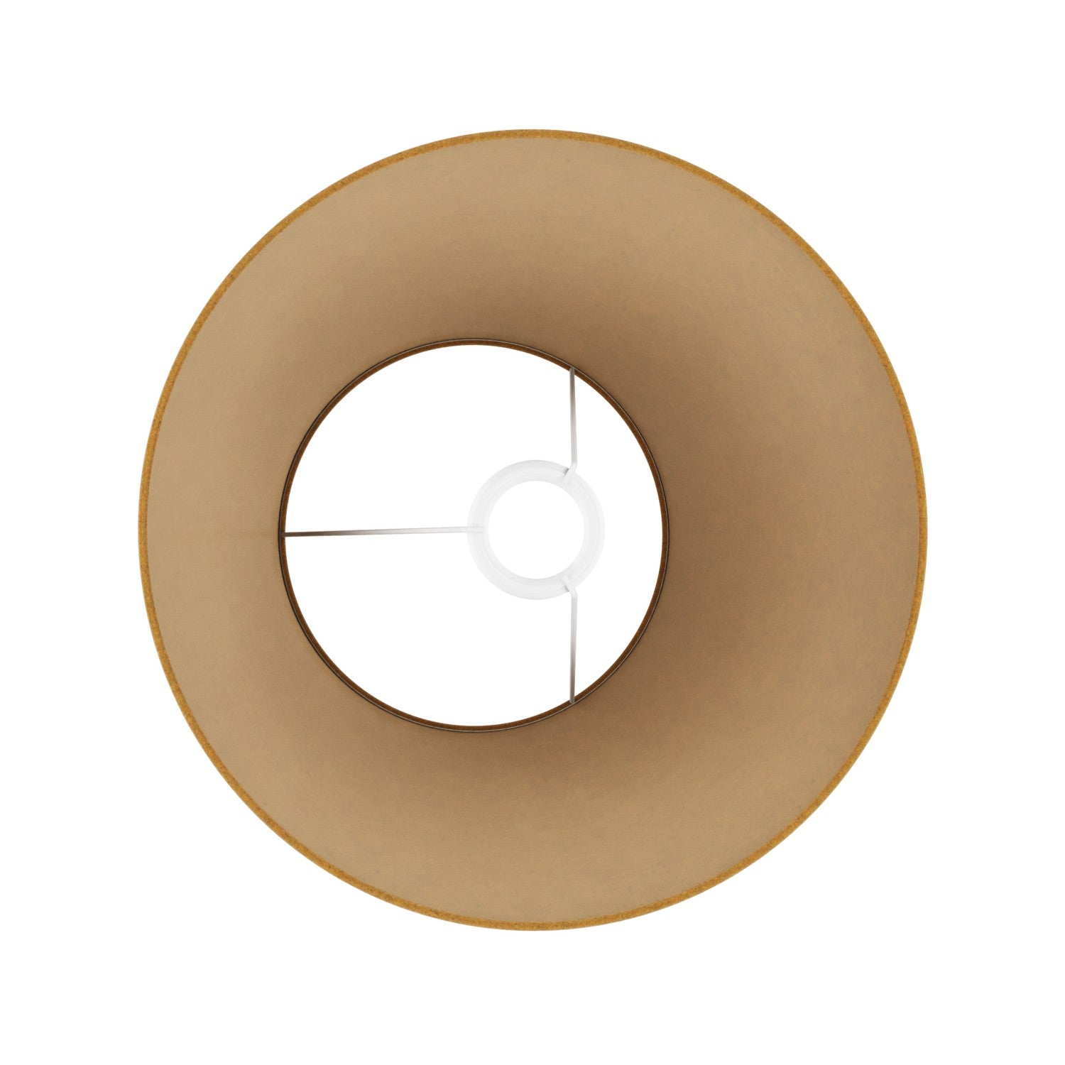 Paralume Impero M in tessuto per lampada da terra con attacco E27 - Made in Italy - Lana Senape