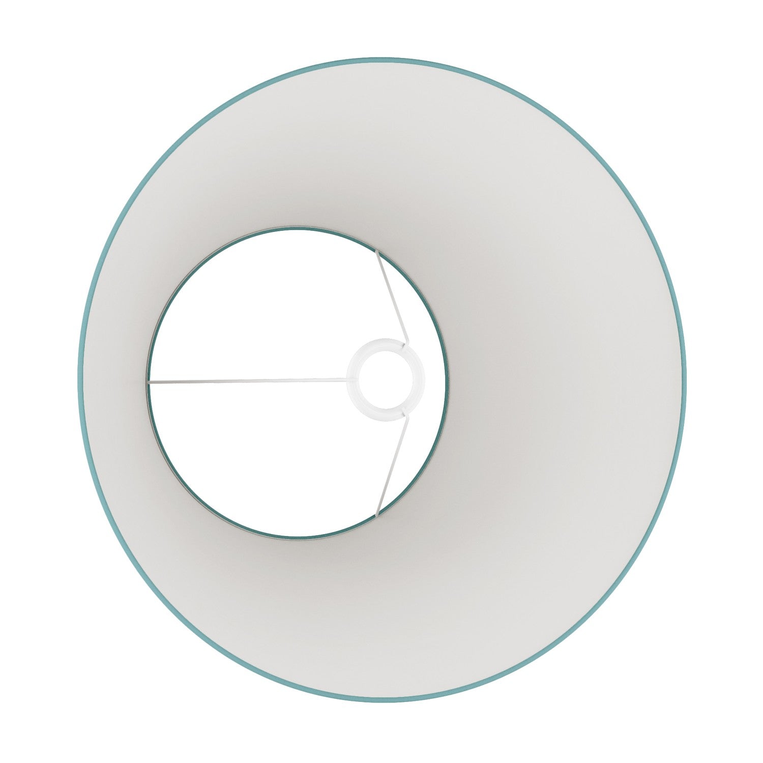 Paralume Impero L per lampada da tavolo o applique con attacco E27 - Made in Italy - Teletta Verde Dubbio