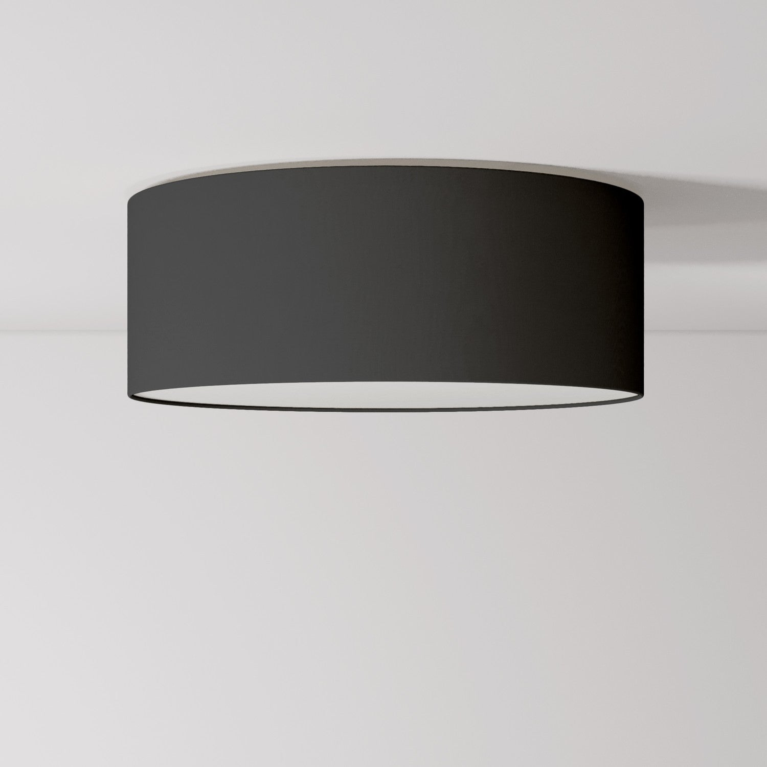 Plafoniera in tessuto Medium Slim - Made in Italy - Teletta Antracite