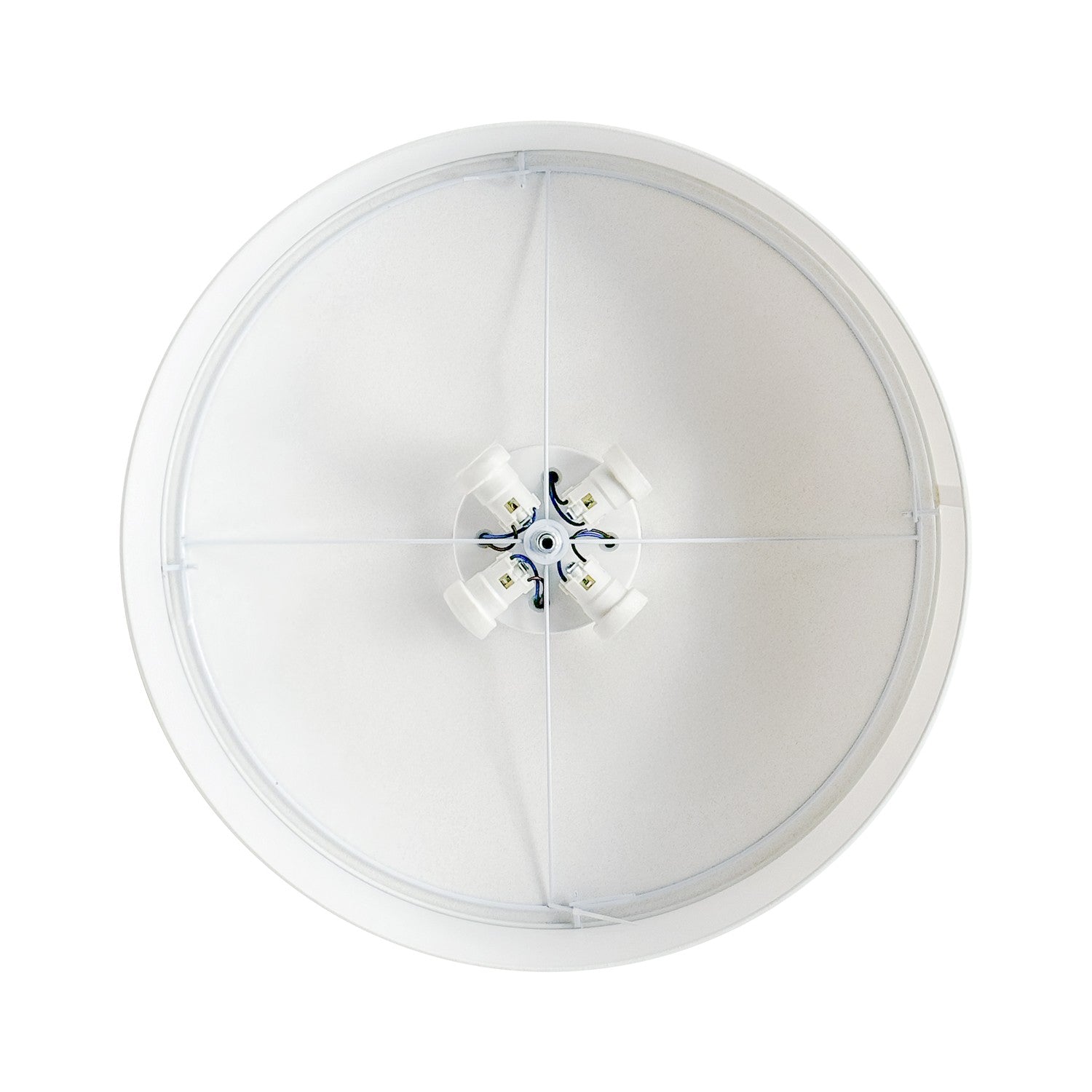 Plafoniera in tessuto Medium Slim - Made in Italy - Teletta Grigio Scuro