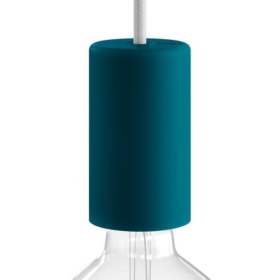 EIVA ELEGANT, udendørs fatningskit E27 IP65 i silikone til Modulair-system - Petroleum