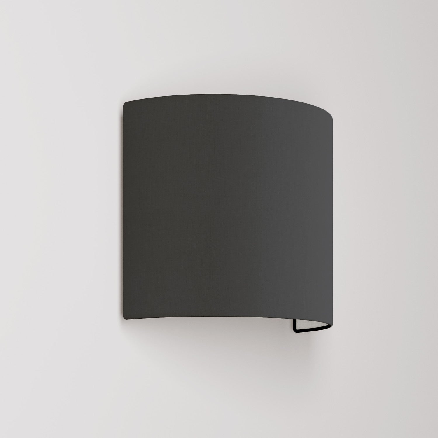 Applique Ventola con paralume in tessuto - Made in Italy - Teletta Antracite