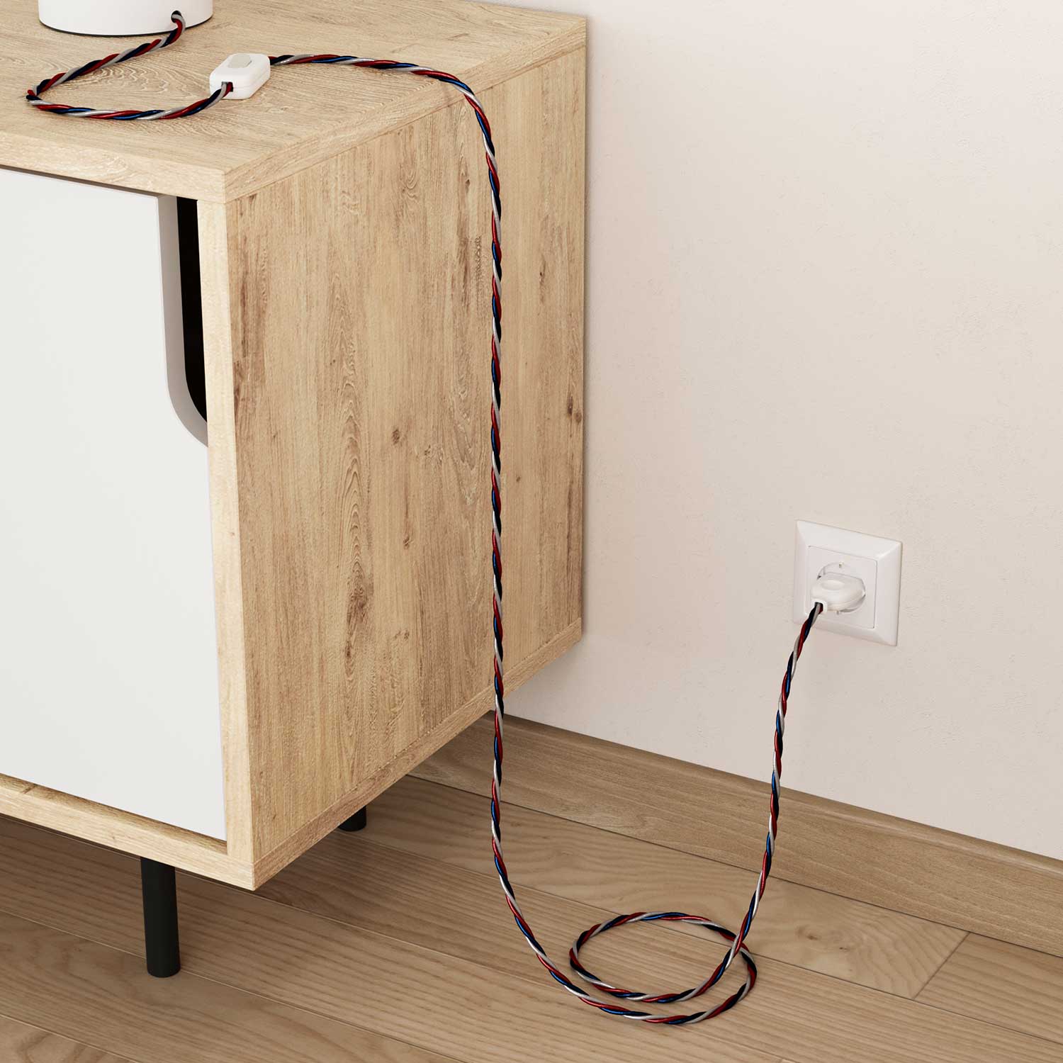Cavo tessile colorato in tessuto lucido USA - L'Originale Creative Cables, la scelta giusta per le tue lampade - TZUSA