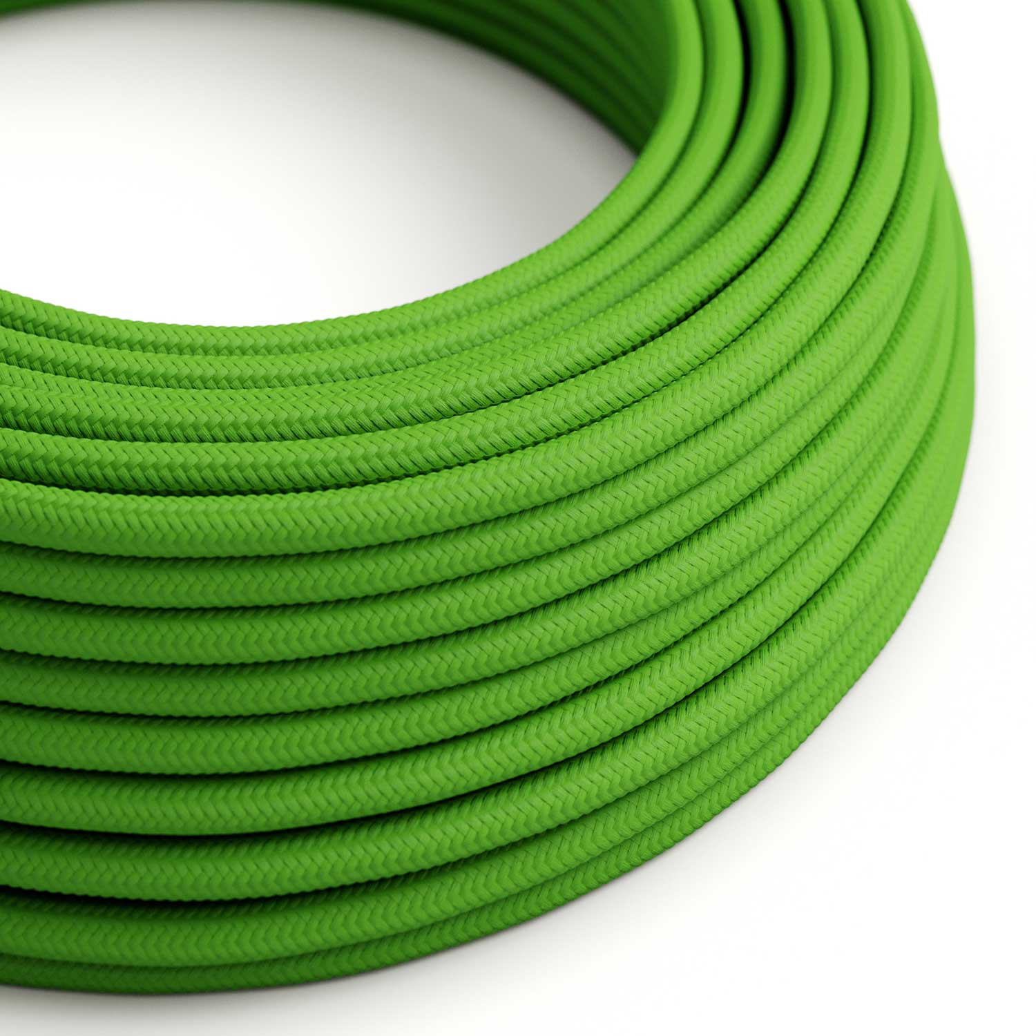 Cavo tessile per illuminazione Verde Lime - L'Originale Creative Cables, ideale per lampade creative - RM18