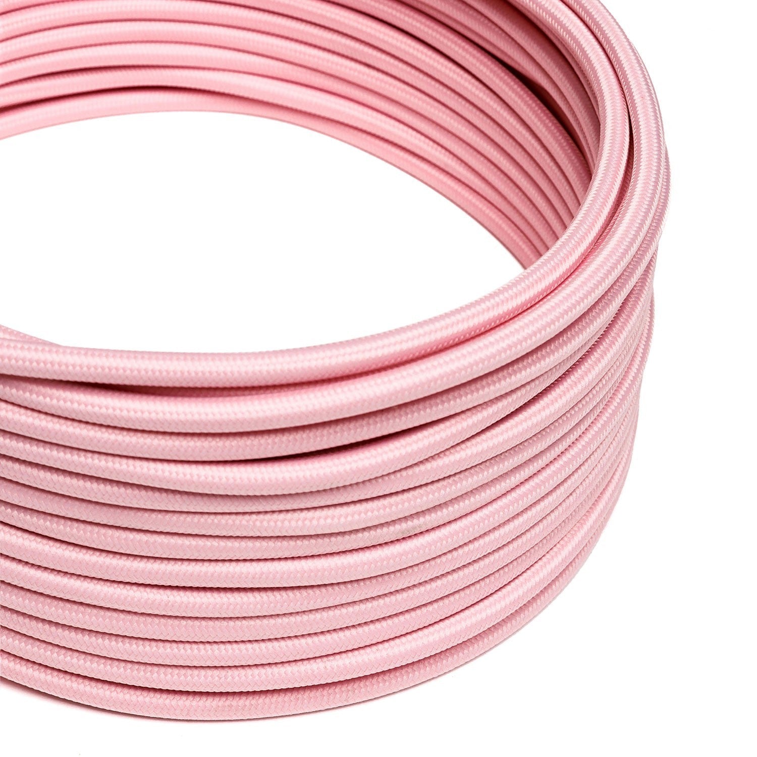 Cloth Covered Wire - Pink Rayon RM16 - UL Listed