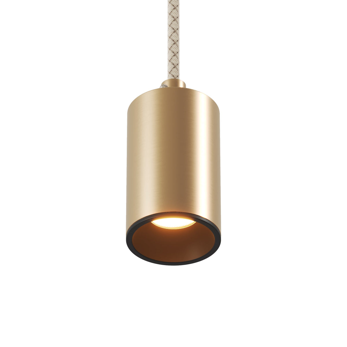 Faretto GU10 Spotlight LED Bispot - Bronzo satinato / Nero