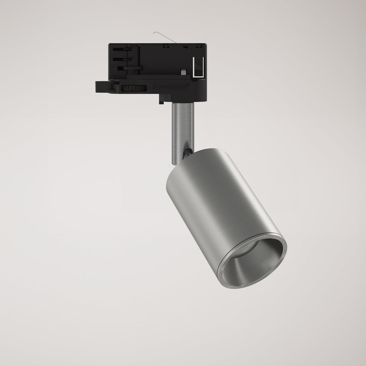 Faretto orientabile Bispot per sistema a binario - Titanio satinato Si Powergear