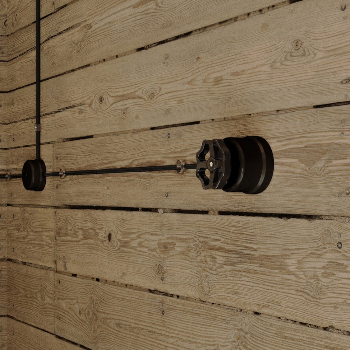 Interruttore/Deviatore in porcellana nero con manopola Nero