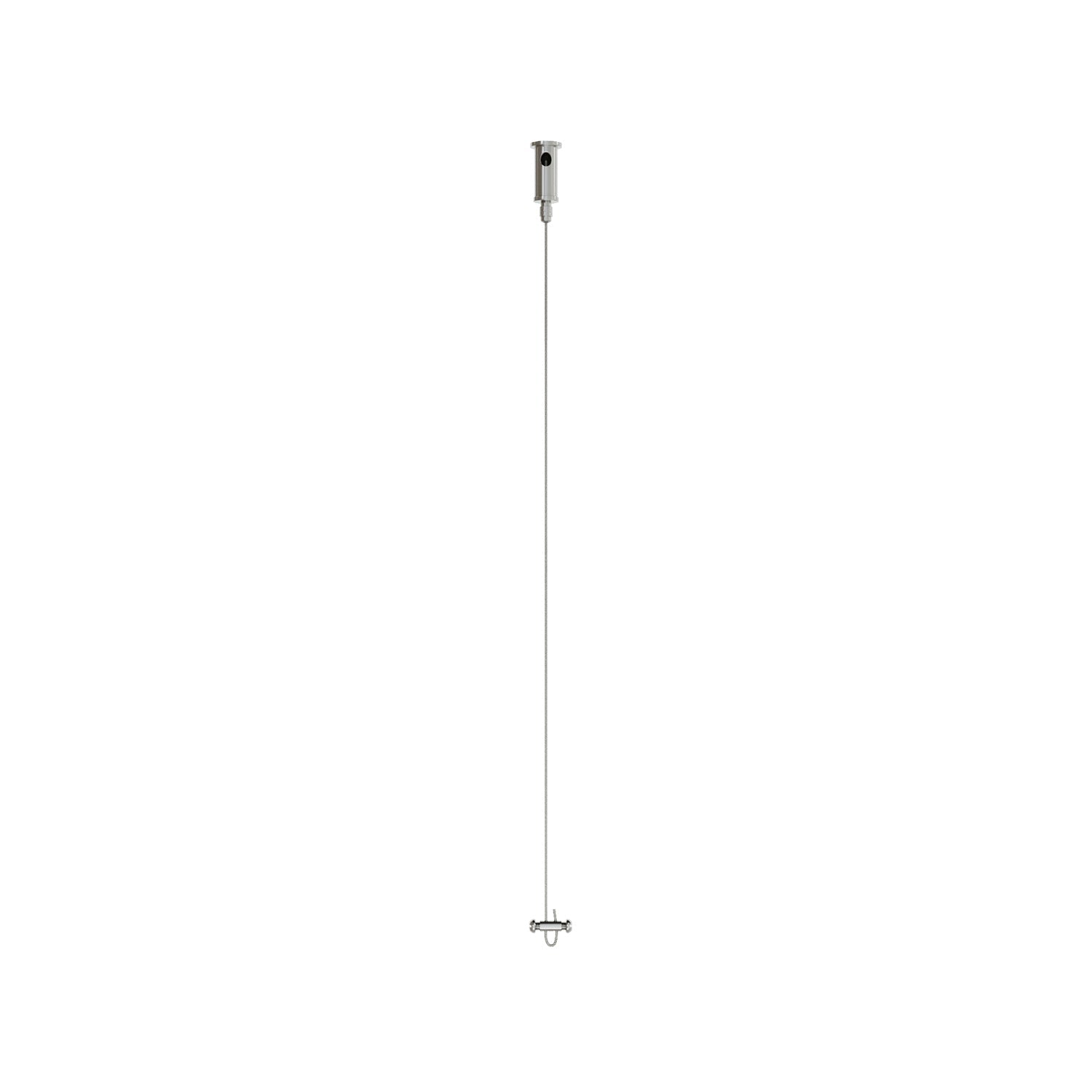 Kit di sospensione indipendente: Tenditore a soffitto, cavo in acciaio 3m e blocco cavi