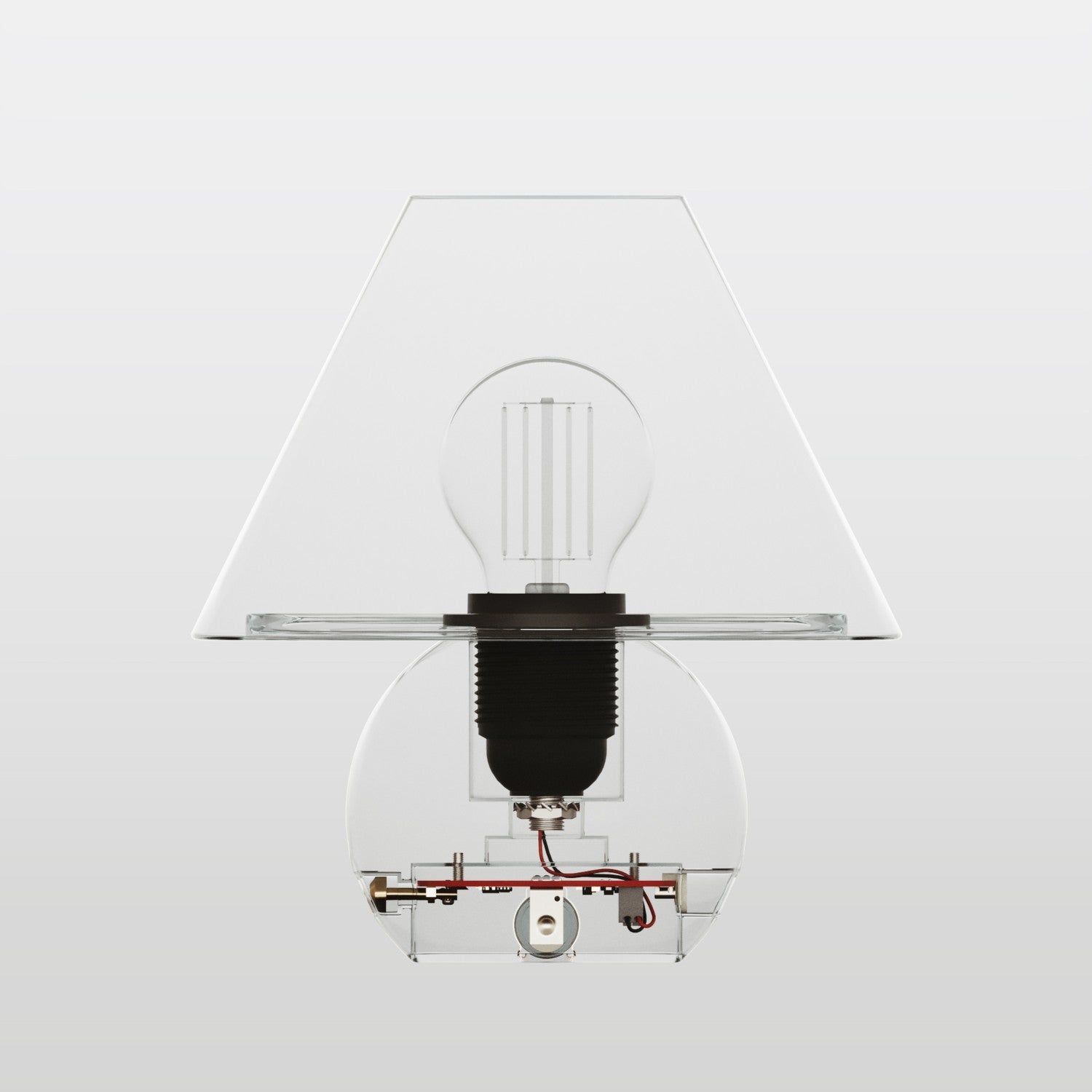 Kit elettronico per lampade a batteria 5V USB-C con portalampada E27 filettato - Nero