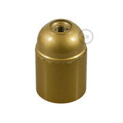 Kit portalampada E27 in bakelite - Oro