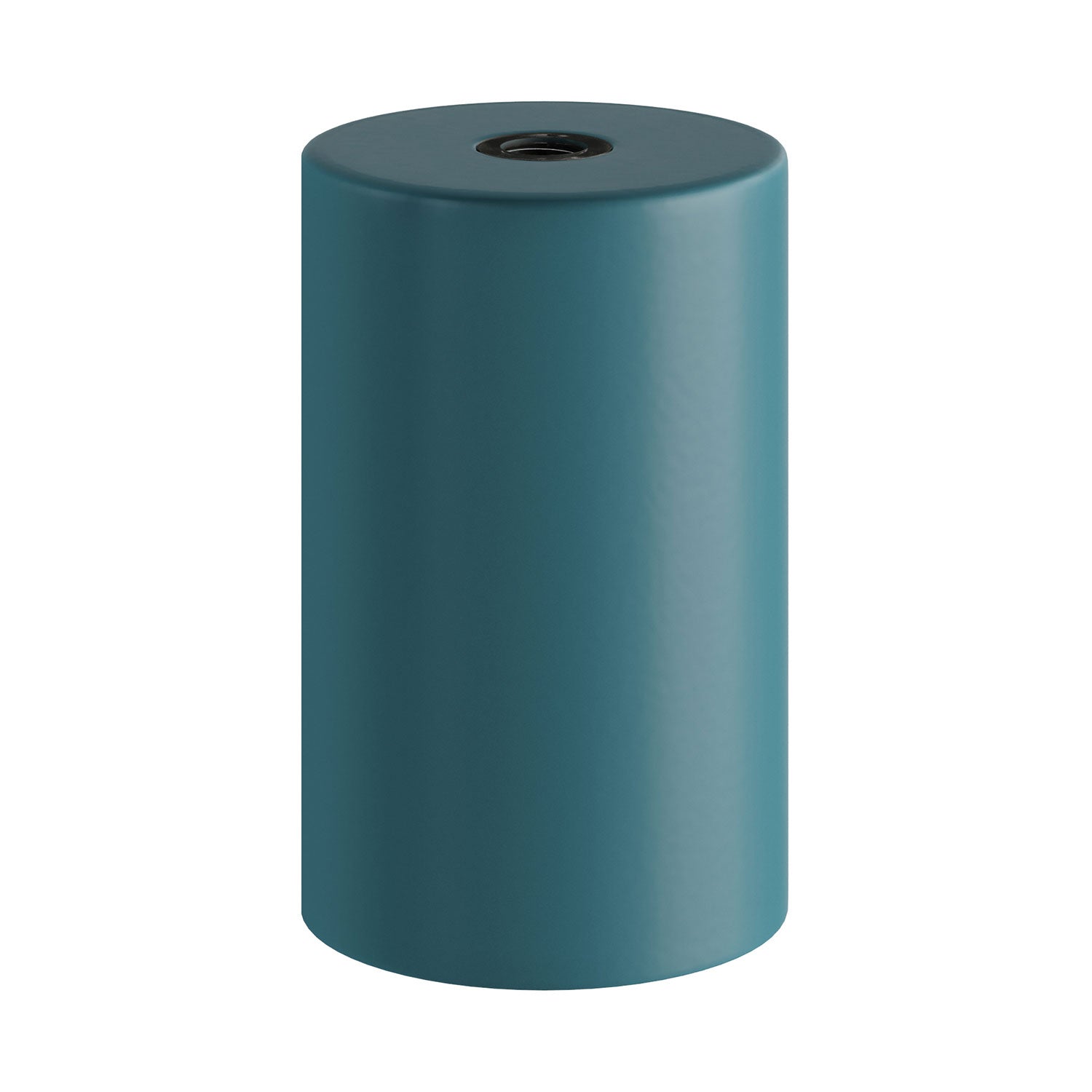 Kit portalampada E27 Pastel in metallo con serracavo nascosto - Petrolio