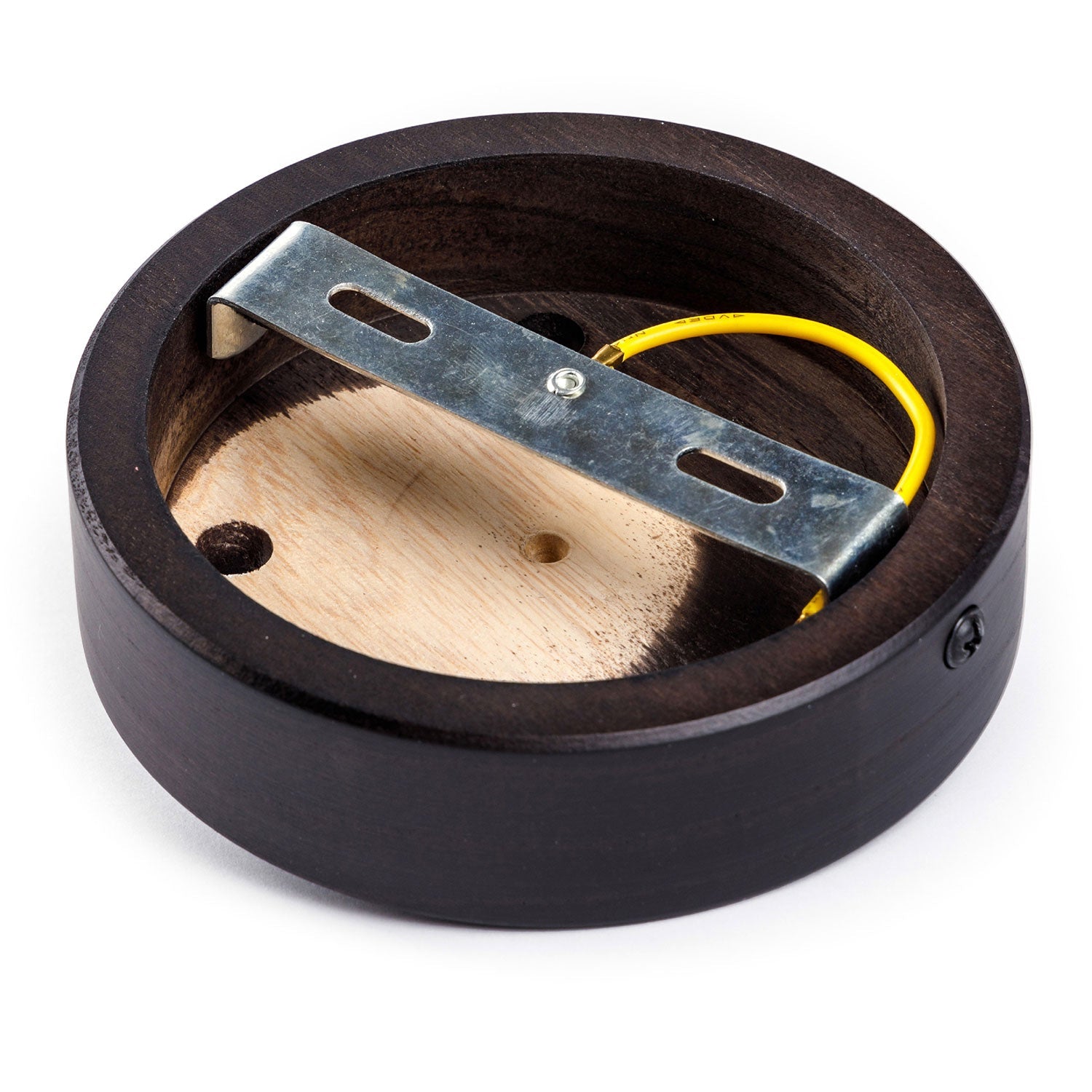 Kit rosone cilindrico in legno a 4 fori - Effetto Wengé