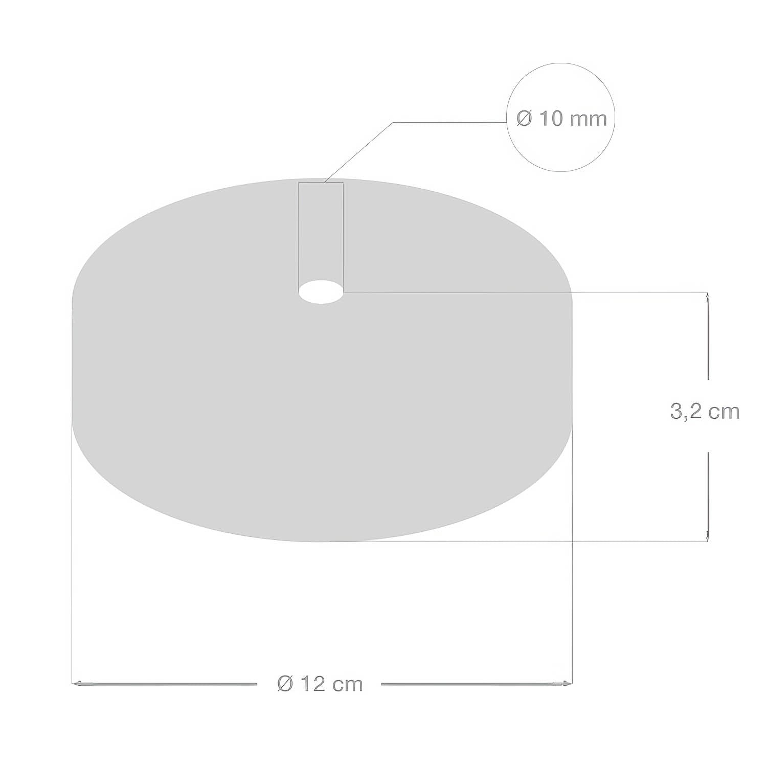 Kit rosone in legno - Effetto Wengé