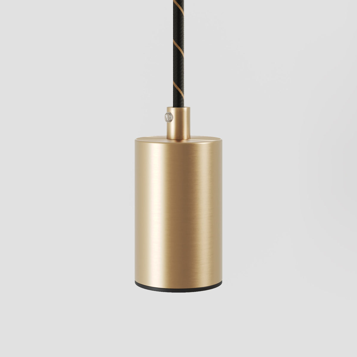 Lampada a sospensione con faretto GU10 Bispot per sistema a binario - Bronzo satinato / Nero Si Stucchi