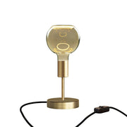 Lampada da tavolo Alzaluce Globo Ghost in metallo - Bronzo satinato Interruttore