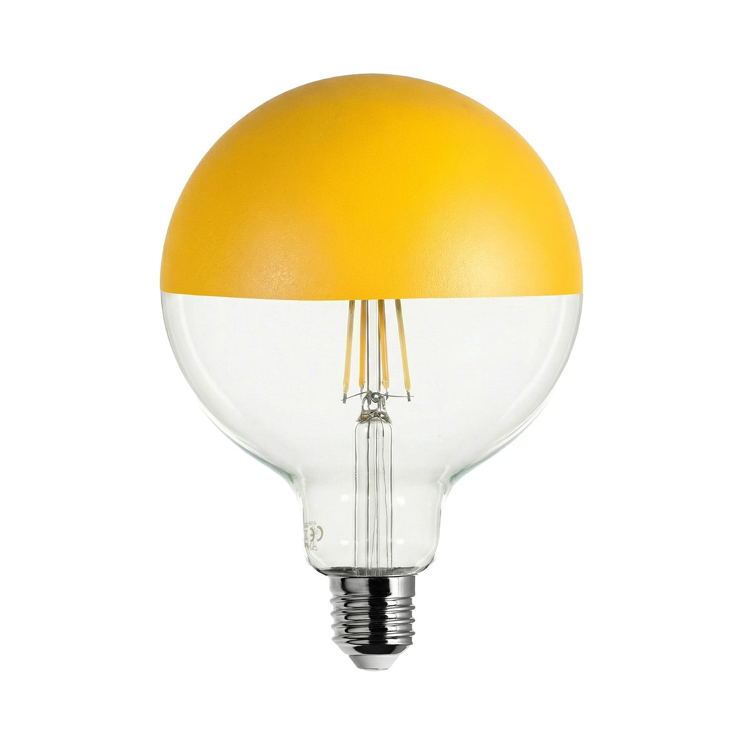 Lampadina LED Maria G125 4,8W 806Lm E27 2700K Dimmerabile - Giallo
