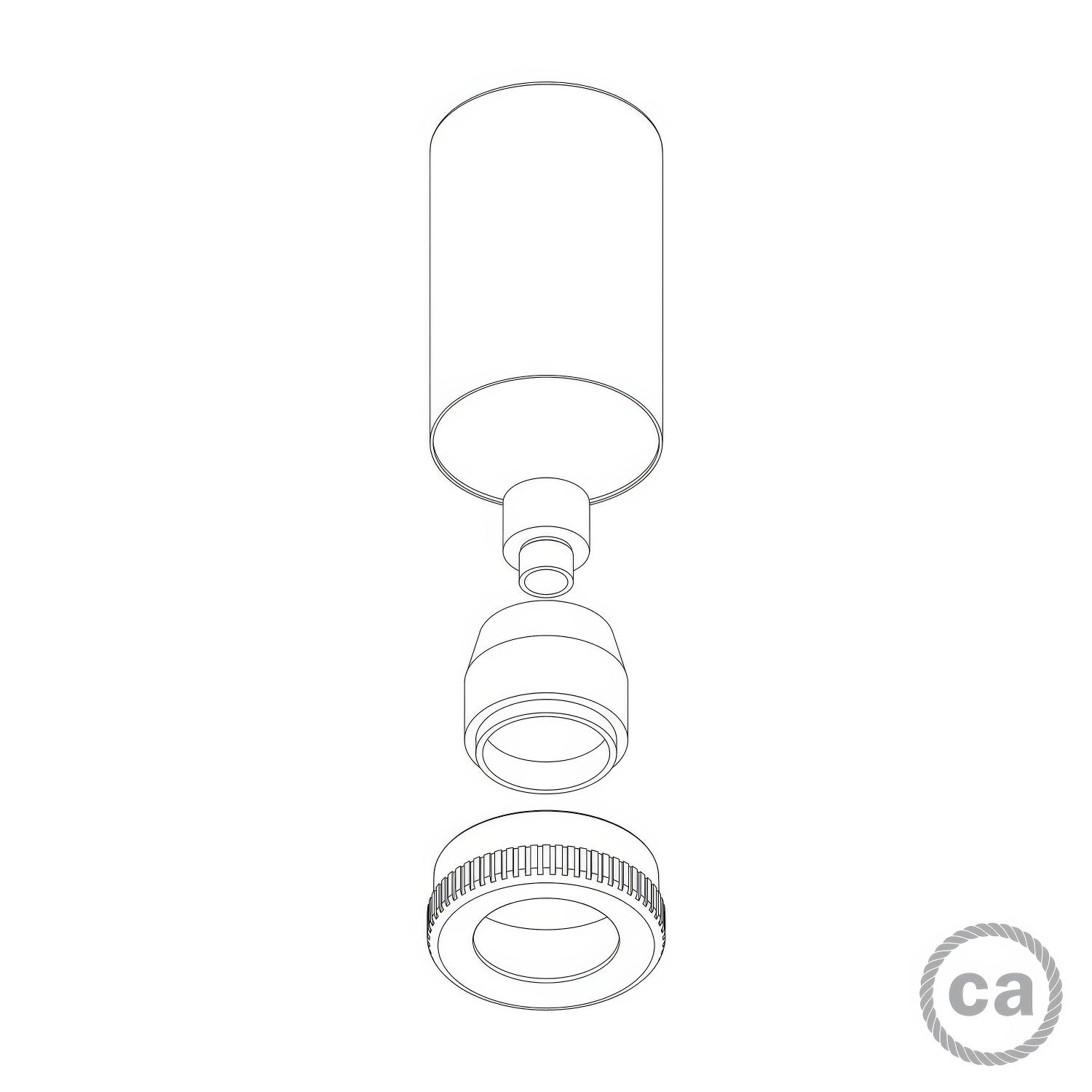 Mini faretto Spotlight LED GU1d0 - Verde prato