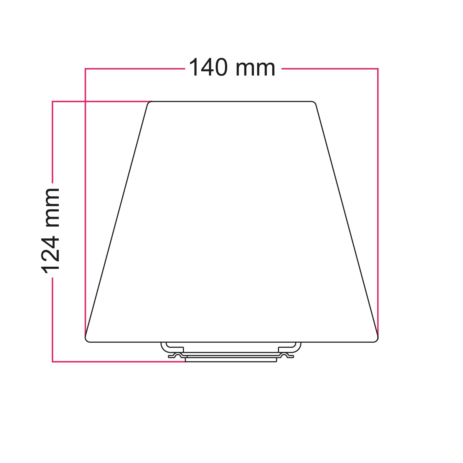 Mini paralume Impero con attacco E27 per lampada da tavolo o applique - Plissettato crema