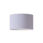 Paralume Cilindro L in tessuto con attacco E27 - Made in Italy - Teletta Lilla