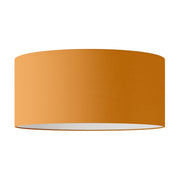 Paralume Cilindro XXL in tessuto con attacco E27 - Made in Italy - Teletta Mandarino