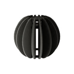 Paralume ellittico LAMPSHHADE in materiale fonoassorbente - Nero melange