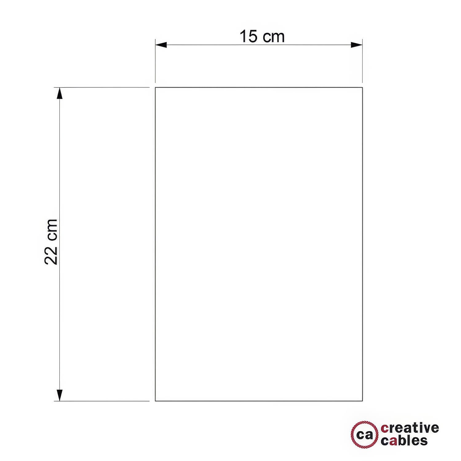 Paralume in cemento Cubo per lampada a sospensione, completo di serracavo e portalampada E27 - Cemento chiaro