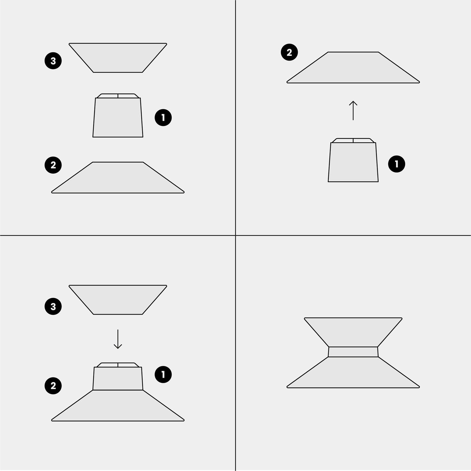 Paralume in tessuto Clessidra Arenal tortora - Made in Italy Arenal sabbia