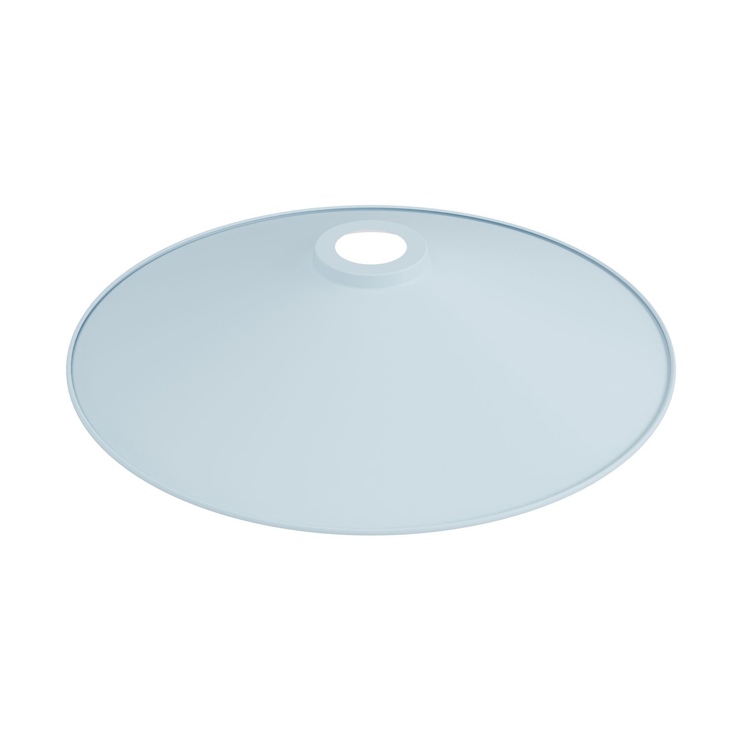 Paralume Swing in metallo smaltato per portalampada E27 - Blu carta da zucchero