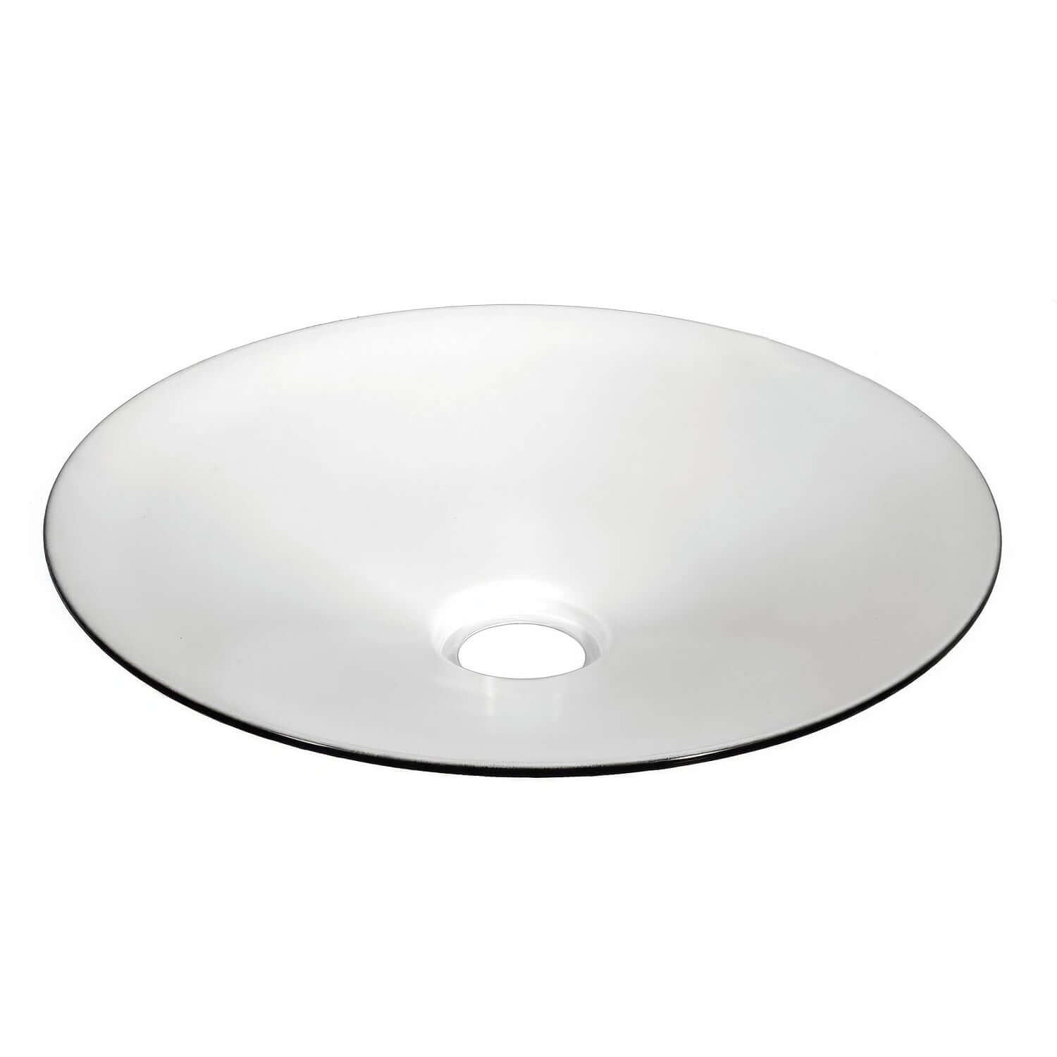 Paralume Swing in metallo smaltato per portalampada E27 - Nero