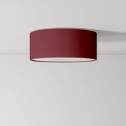 Plafoniera in tessuto Small - Made in Italy - Arenal Bordeaux
