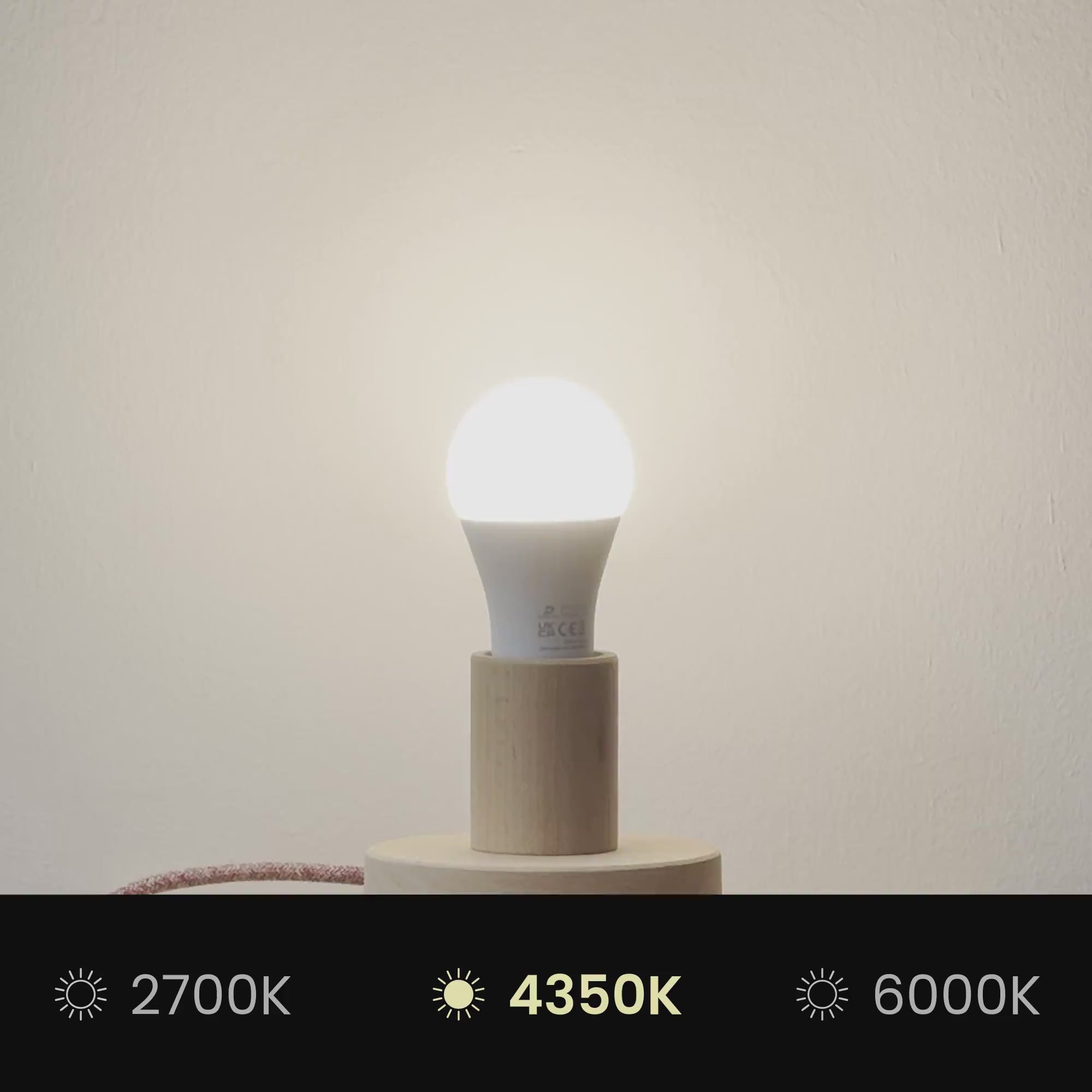 Upload video: Impero lampeskærm med E27 fatning til bordlampe eller væglampe - Made in Italy - Sort Cinette