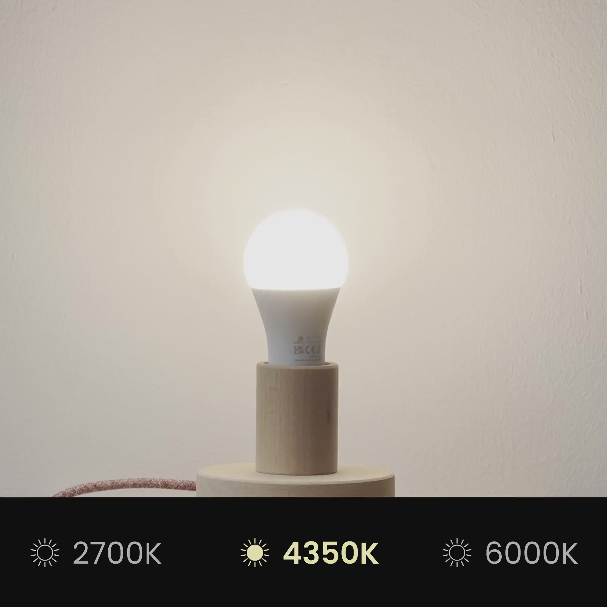 Upload video: Lampeskærm Impero med E27 fatning til bordlampe eller væglampe - Made in Italy - Lys jute