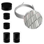 Sistema Filé Wiggle Kit - con cavo ECC37 di 3 m per catenaria e 5 componenti in legno verniciato nero per interni