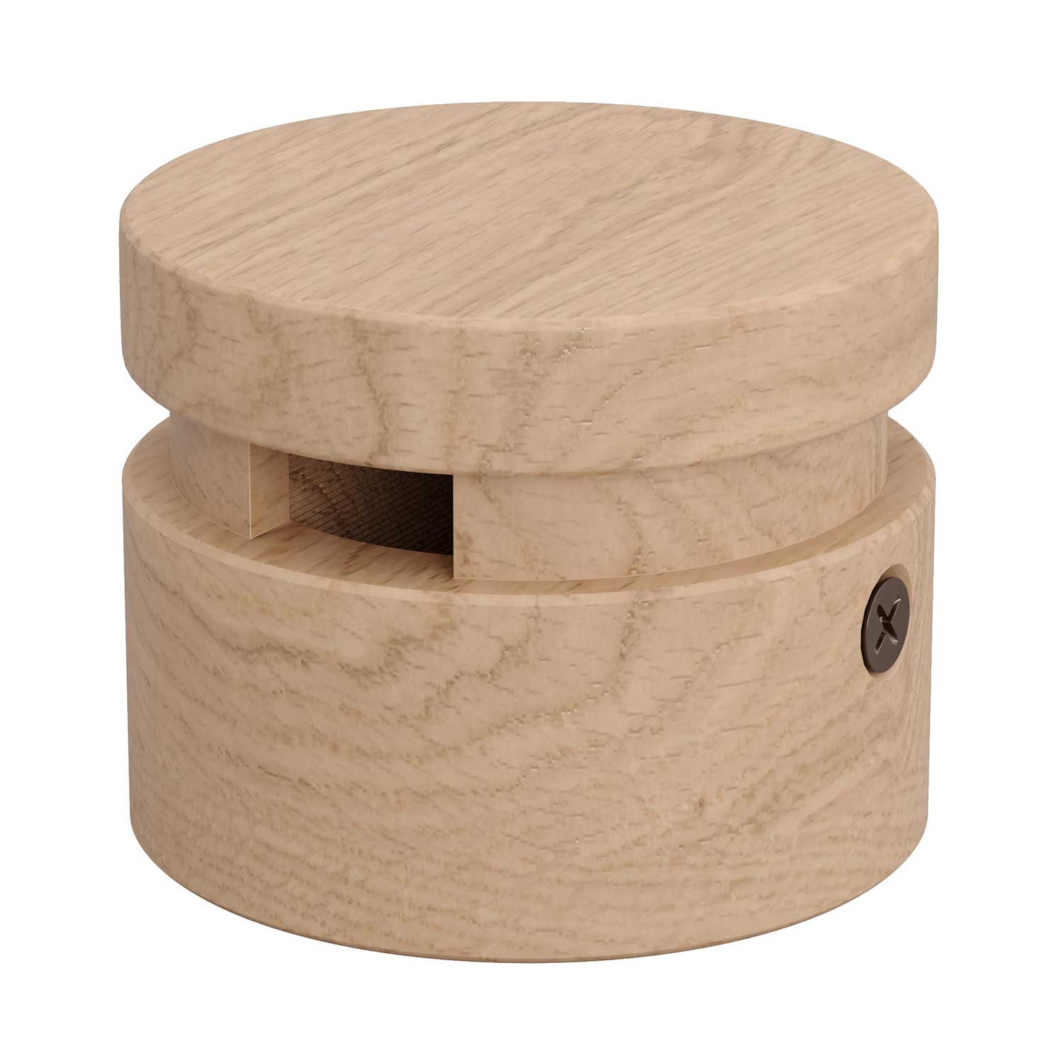 Terminale in legno per cavo per catenaria e sistema Filé. Made in Italy - Neutro